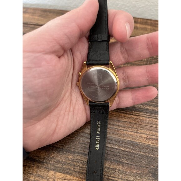 Driver Signature Serial Quartz Watch Dale Earnhardt Unisex Gold Sun Glo - Picture 3 of 7